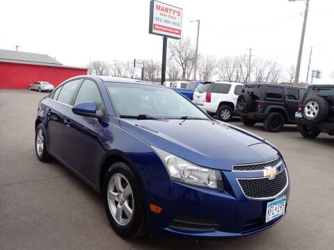 2012 Chevrolet Cruze for sale at Marty's Auto Sales in Savage MN
