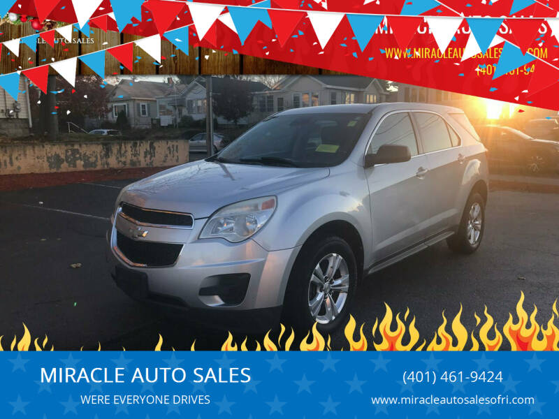 2012 Chevrolet Equinox for sale at MIRACLE AUTO SALES in Cranston RI