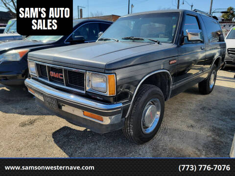 1987 GMC S-15 Jimmy for sale at SAM'S AUTO SALES in Chicago IL