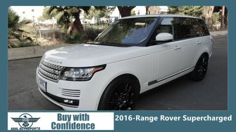 2016 Land Rover Range Rover for sale at ASAL AUTOSPORTS in Corona CA