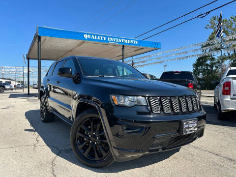 2018 Jeep Grand Cherokee for sale at Quality Investments in Tyler TX