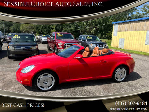 2002 Lexus SC 430 for sale at Sensible Choice Auto Sales, Inc. in Longwood FL