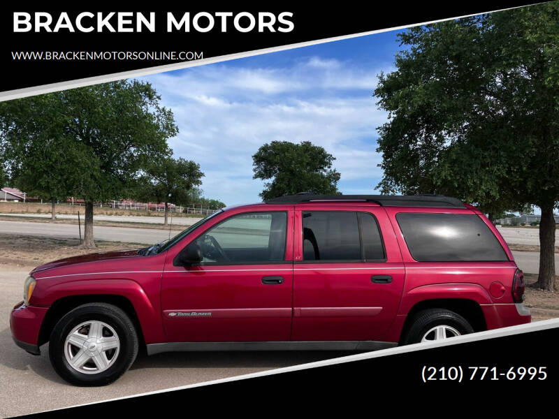 2003 Chevrolet TrailBlazer for sale at BRACKEN MOTORS in San Antonio TX