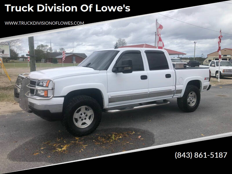 2006 Chevrolet Silverado 1500 for sale at Truck Division Of Lowe's in Darlington SC