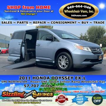 2011 Honda Odyssey for sale at Wheelchair Vans Inc - New and Used in Laguna Hills CA