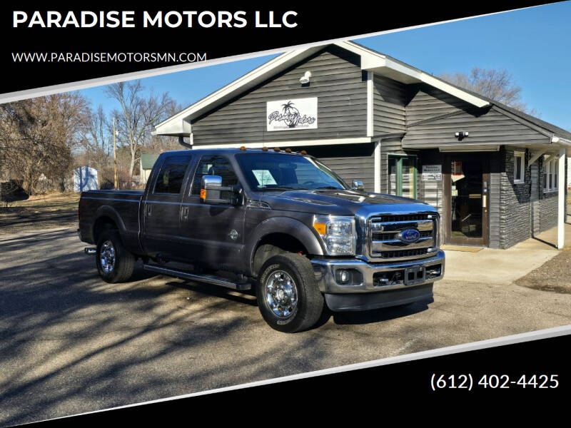 2013 Ford F-250 Super Duty for sale at PARADISE MOTORS LLC in Cambridge MN