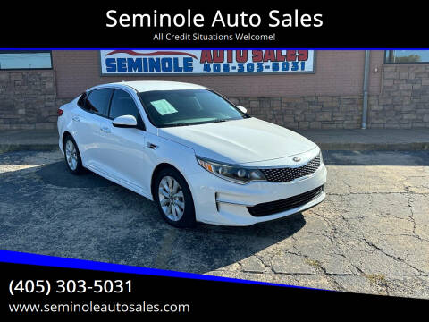 2016 Kia Optima for sale at Seminole Auto Sales in Seminole OK