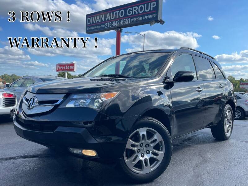 2009 Acura MDX for sale at Divan Auto Group in Feasterville Trevose PA