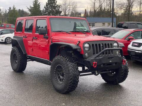 2014 Jeep Wrangler Unlimited for sale at LKL Motors in Puyallup WA