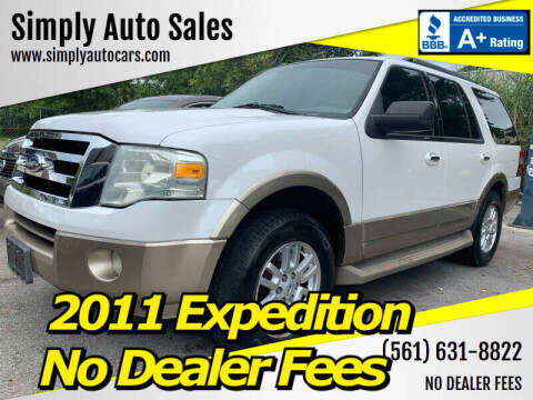 2011 Ford Expedition for sale at Simply Auto Sales in Palm Beach Gardens FL
