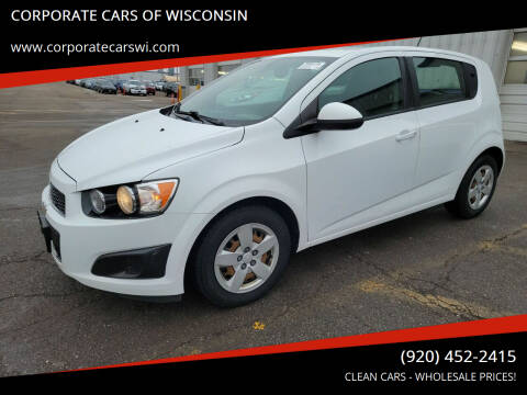 2016 Chevrolet Sonic for sale at CORPORATE CARS OF WISCONSIN in Sheboygan WI