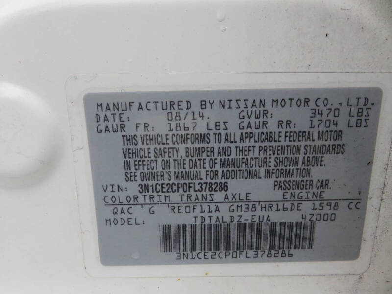 2015 Nissan Versa Note SV