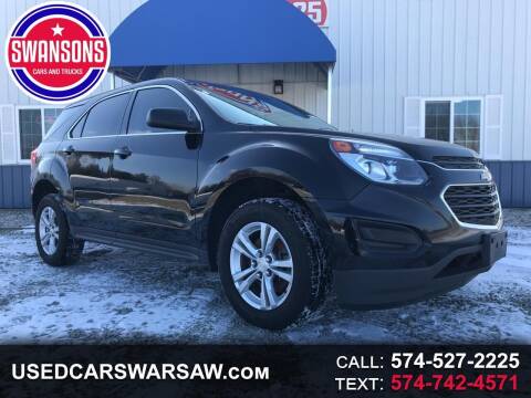 2017 Chevrolet Equinox for sale at Swanson's Cars and Trucks in Warsaw IN