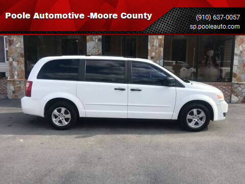 2008 Dodge Grand Caravan for sale at Poole Automotive -Moore County in Aberdeen NC