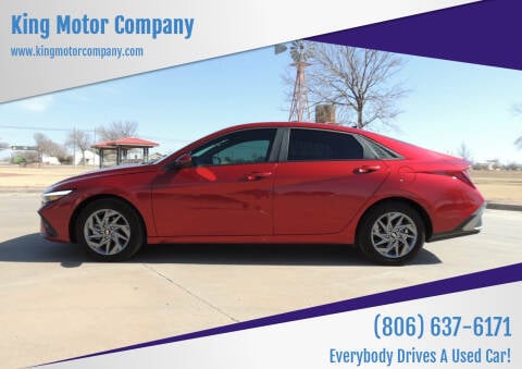 2024 Hyundai Elantra for sale at King Motor Company in Brownfield TX