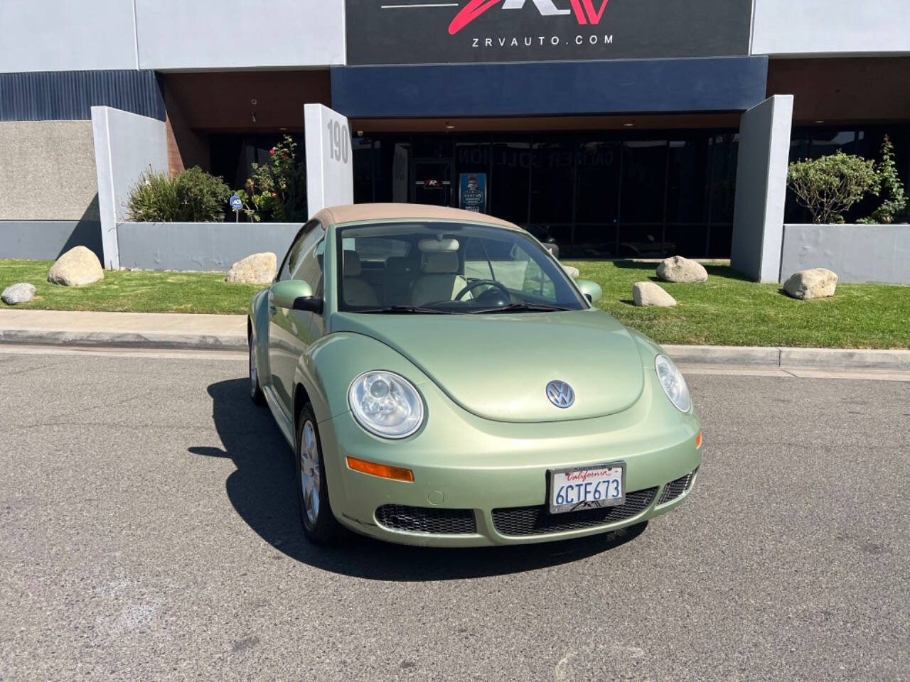 2007 Volkswagen New Beetle Convertible for sale at ZRV AUTO INC in Brea, CA