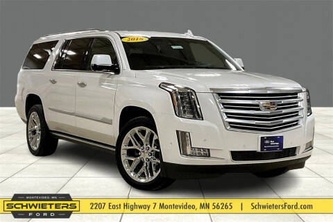 2018 Cadillac Escalade ESV for sale at Schwieters Ford of Montevideo in Montevideo MN