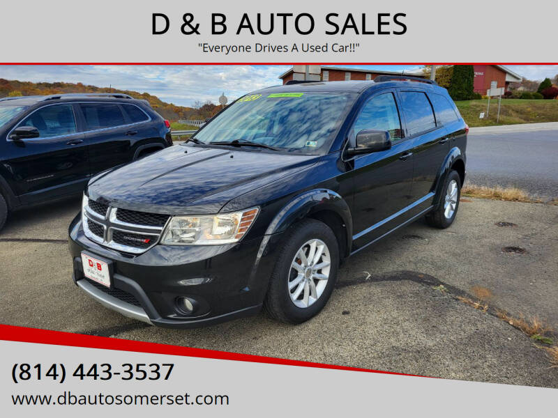 2013 Dodge Journey for sale at D & B AUTO SALES in Somerset PA