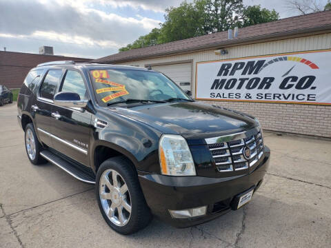 2007 Cadillac Escalade for sale at RPM Motor Company in Waterloo IA