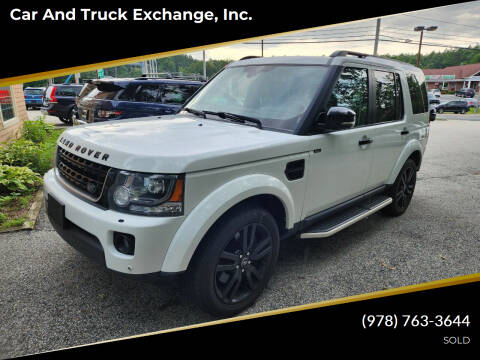 2016 Land Rover LR4 for sale at Car and Truck Exchange, Inc. in Rowley MA