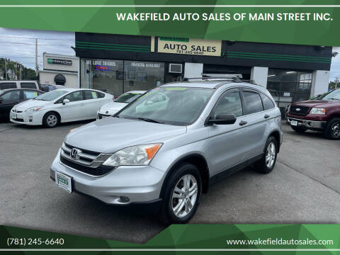 2011 Honda CR-V for sale at Wakefield Auto Sales of Main Street Inc. in Wakefield MA