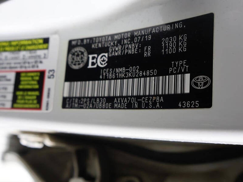 2019 Toyota Camry XSE