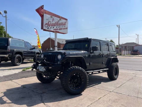 2017 Jeep Wrangler Unlimited for sale at Southwest Car Sales in Oklahoma City OK