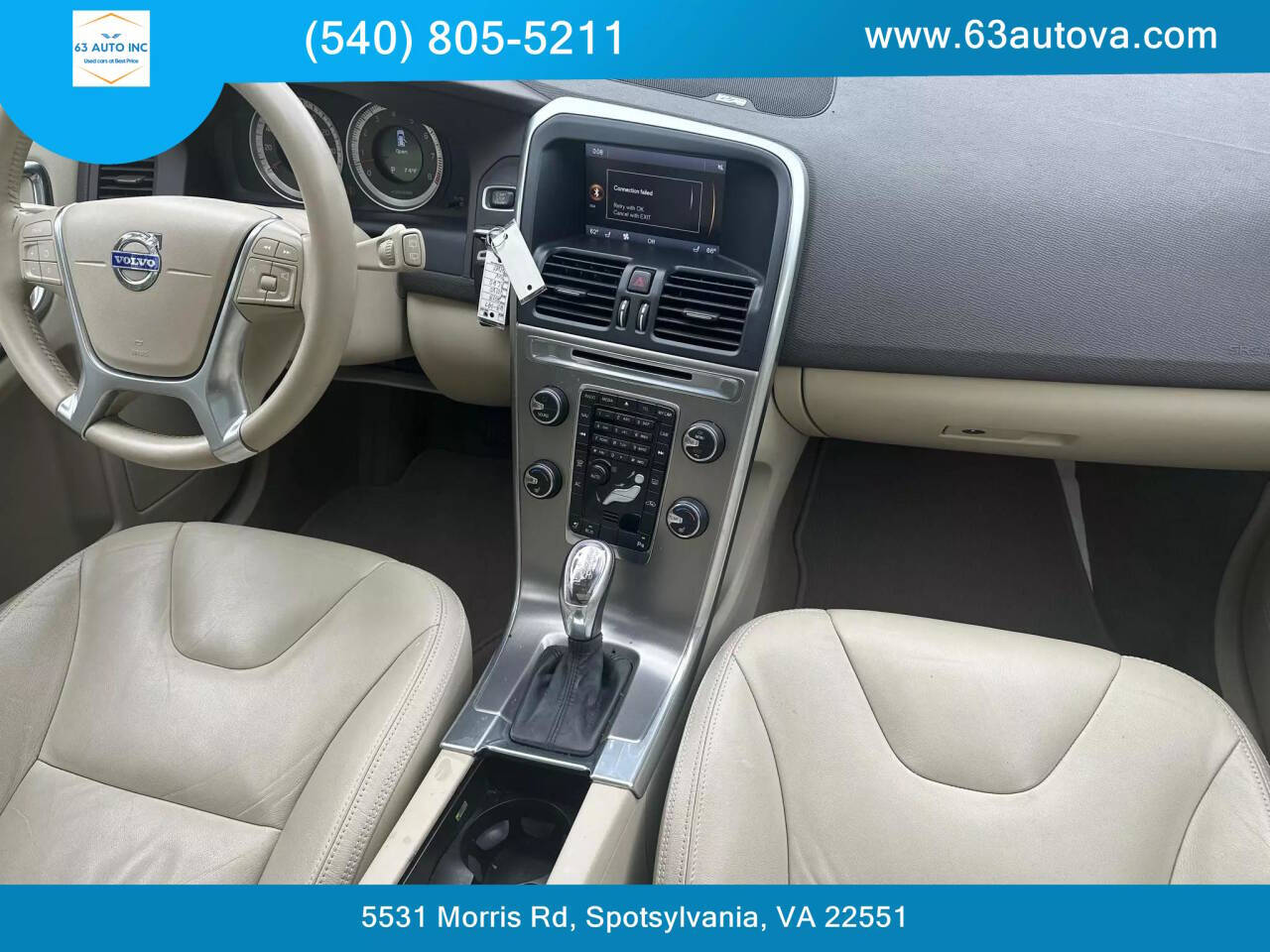 2013 Volvo XC60 for sale at 63 Auto Inc in Spotsylvania, VA