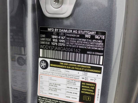 2016 Mercedes-Benz AMG GT S