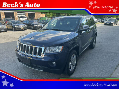 2012 Jeep Grand Cherokee for sale at Beck's Auto in Chesterfield VA