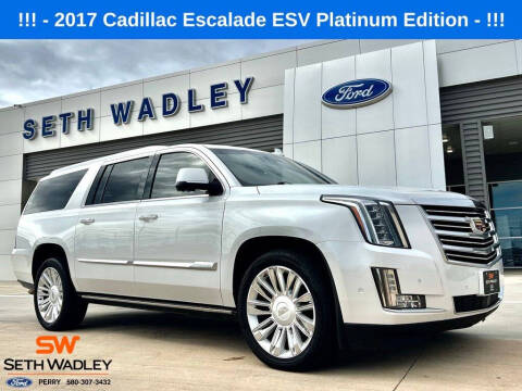 2017 Cadillac Escalade ESV Platinum