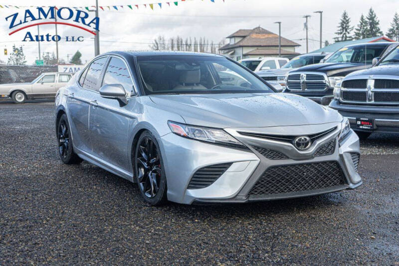 2018 Toyota Camry for sale at ZAMORA AUTO LLC in Salem OR