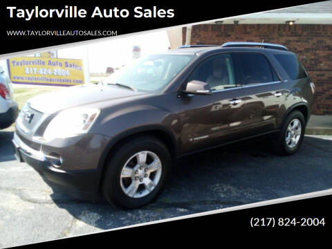2008 GMC Acadia for sale at Taylorville Auto Sales in Taylorville IL