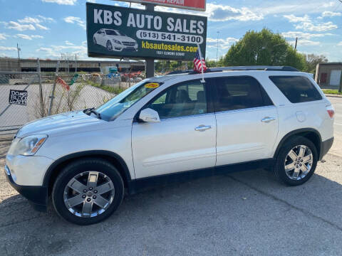 2010 GMC Acadia for sale at KBS Auto Sales in Cincinnati OH