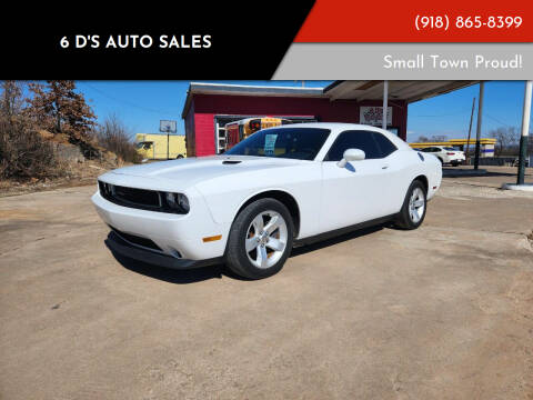 2011 Dodge Challenger for sale at 6 D's Auto Sales in Mannford OK