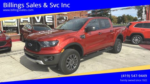 2022 Ford Ranger for sale at Billings Sales & Svc Inc in Clyde OH