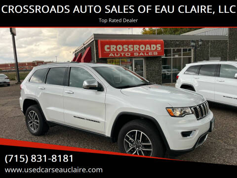 2022 Jeep Grand Cherokee WK for sale at CROSSROADS AUTO SALES OF EAU CLAIRE, LLC in Eau Claire WI