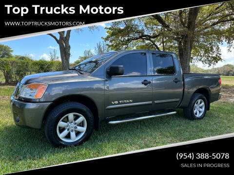 2009 Nissan Titan for sale at Top Trucks Motors in Pompano Beach FL