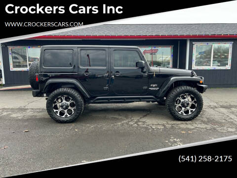 2016 Jeep Wrangler Unlimited for sale at Crockers Cars Inc in Lebanon OR