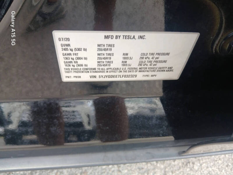 2020 Tesla Model Y Long Range