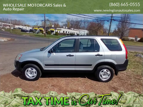 2003 Honda CR-V for sale at WHOLESALE MOTORCARS Sales & Auto Repair in Newington CT