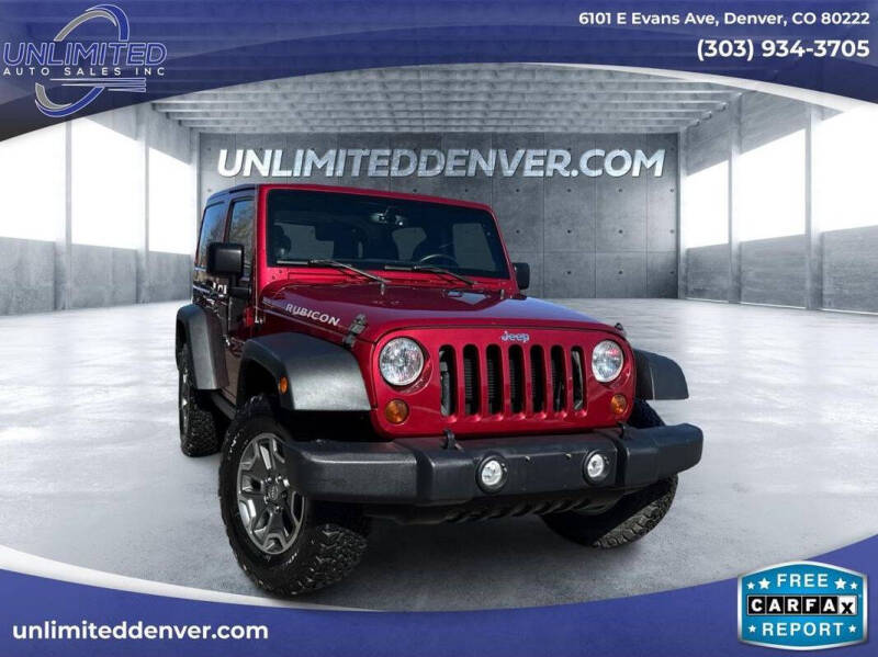 2013 Jeep Wrangler for sale at Unlimited Auto Sales in Denver CO