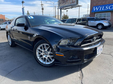 2013 Ford Mustang for sale at WILSON MOTORS in Stockton CA