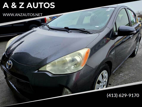 2012 Toyota Prius c for sale at A & Z AUTOS in Westfield MA