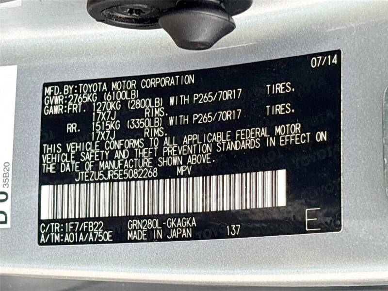 2014 Toyota 4Runner SR5 Premium