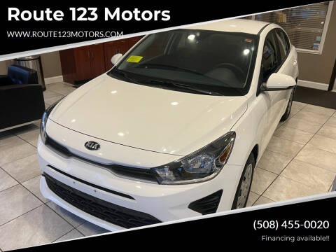 2021 Kia Rio for sale at Route 123 Motors in Norton MA
