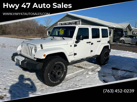 2013 Jeep Wrangler Unlimited for sale at Hwy 47 Auto Sales in Saint Francis MN