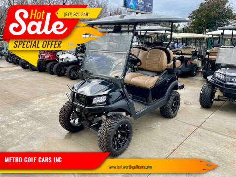 2018 Club Car 4 Passenger Electric Lift for sale at METRO GOLF CARS INC in Fort Worth TX