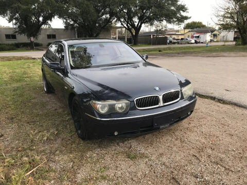 2003 BMW 7 Series for sale at lunas autoshop in Pasadena TX
