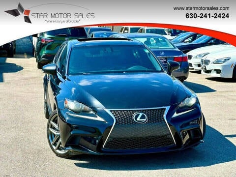 2016 Lexus IS 350 for sale at Star Motor Sales in Downers Grove IL